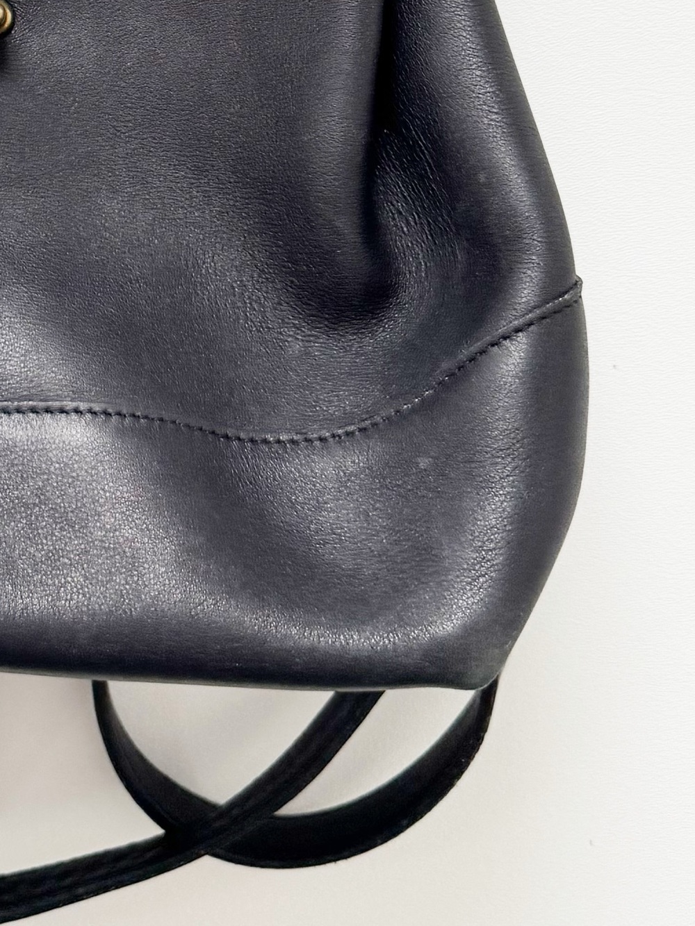 Coach Vintage 9791 Black Leather Daypack Backpack Purse - Picture 12 of 14